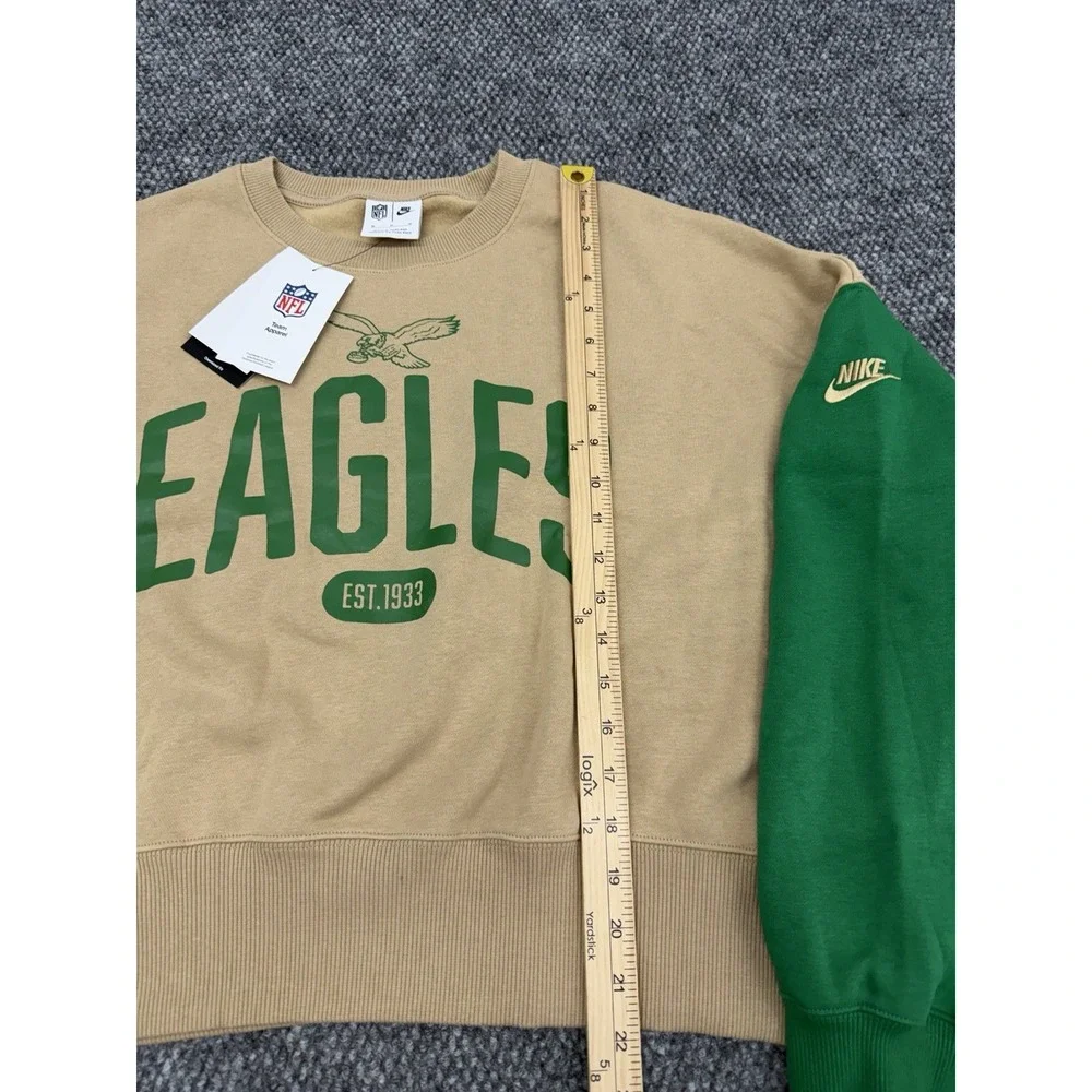 Philadelphia Eagles Nike Women's Medium Oversized Pullover Sweatshirt - New
